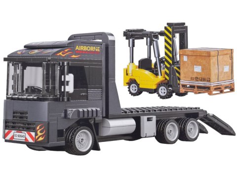 JOKOMISIADA Klocki techniczne POJAZDY 1:42 - Tir z lawetą i wózek widłowy 404ele ZA5722