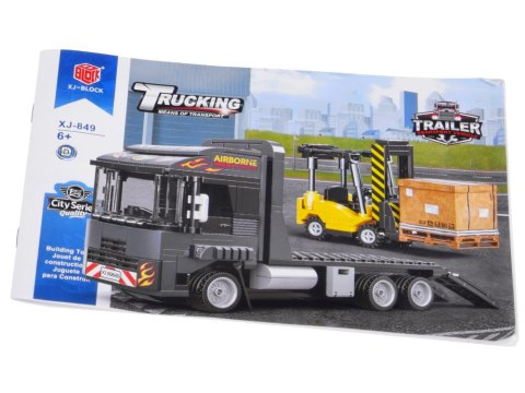 JOKOMISIADA Klocki techniczne POJAZDY 1:42 - Tir z lawetą i wózek widłowy 404ele ZA5722