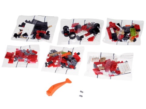 JOKOMISIADA Klocki techniczne Retro auto CZERWONY KABRIOLET z lat 50. 311-ele ZA5790