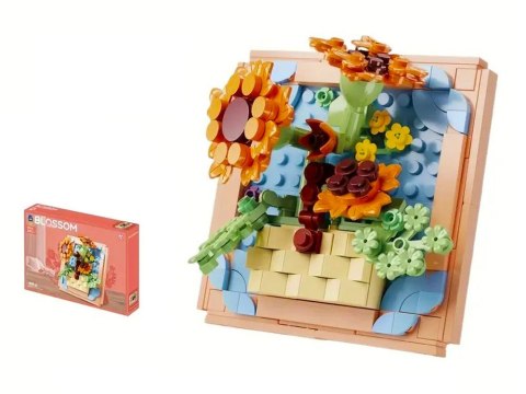 JOKOMISIADA Klocki techniczne SERIA: Oddech wiosny - KWIATY W RAMCE ponad 200ele ZA5815