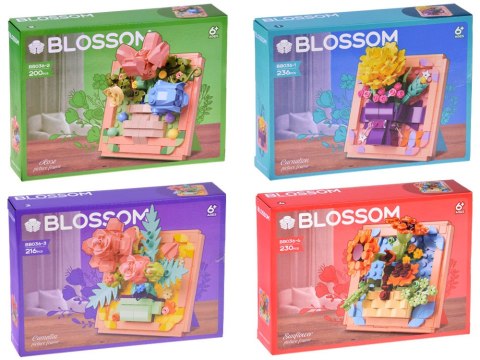 JOKOMISIADA Klocki techniczne SERIA: Oddech wiosny - KWIATY W RAMCE ponad 200ele ZA5815