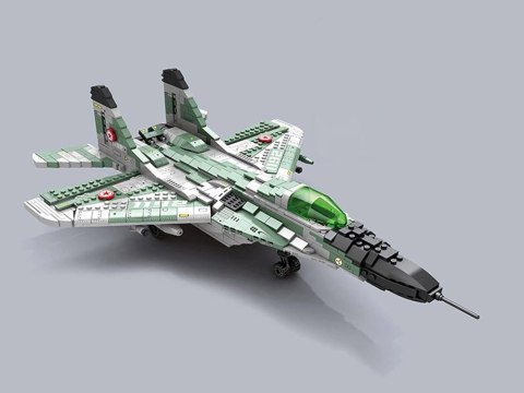 JOKOMISIADA Klocki techniczne Samolot myśliwski dalekiego zasięgu MIG-29 1290ele ZA5800