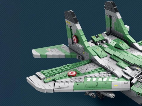 JOKOMISIADA Klocki techniczne Samolot myśliwski dalekiego zasięgu MIG-29 1290ele ZA5800