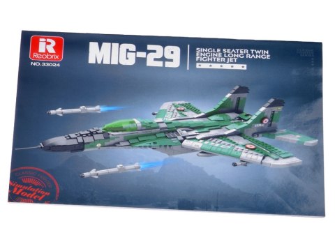 JOKOMISIADA Klocki techniczne Samolot myśliwski dalekiego zasięgu MIG-29 1290ele ZA5800