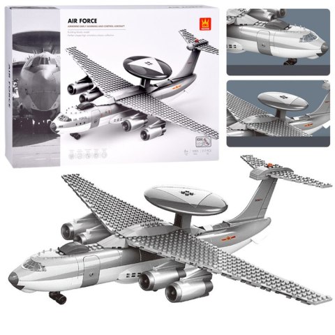 JOKOMISIADA Klocki techniczne Samolot wczesnego ostrzegania i kontroli 217ele ZA5746