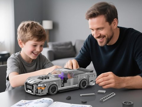 JOKOMISIADA Klocki techniczne Sportowe auto SZARE z lat 60. 437-ele ZA5783