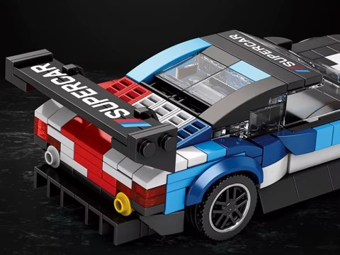 JOKOMISIADA Klocki techniczne Superauto WYŚCIGOWE malowanie, spojler 363-ele ZA5780