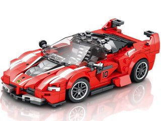 JOKOMISIADA Klocki techniczne Supersportowe auto CZERWONY KABRIOLET 360-ele ZA5786