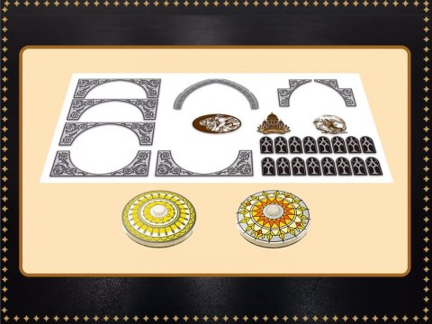 JOKOMISIADA Klocki techniczne Świecący Kościół Św. Andrzeja w Krakowie 3087-ele ZA5804