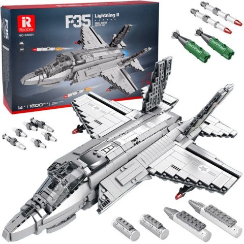 JOKOMISIADA Klocki techniczne amerykański myśliwiec F-35 Lighting II 1600ele ZA5799