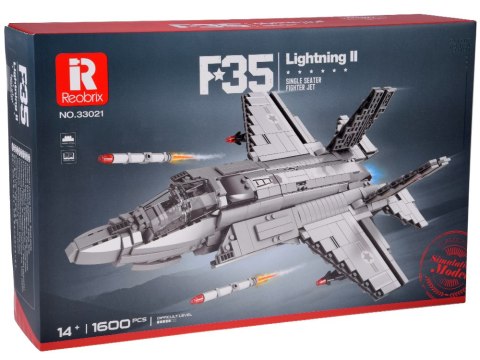 JOKOMISIADA Klocki techniczne amerykański myśliwiec F-35 Lighting II 1600ele ZA5799