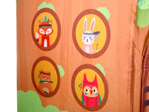 JOKOMISIADA Kolorowy namiot DOMEK dla dzieci "Leśni przyjaciele" + torba ZA5763