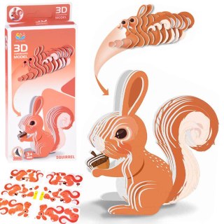 JOKOMISIADA Puzzle 3D kartonowy model WIEWIÓRKA zrób to sam DIY 35 ele ZA5720