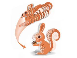 JOKOMISIADA Puzzle 3D kartonowy model WIEWIÓRKA zrób to sam DIY 35 ele ZA5720