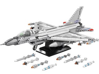 JOKOMISIADA Reobrix Klocki konstrukcyjne samolot myśliwiec F16 1337ele ZA5801