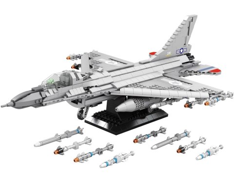 JOKOMISIADA Reobrix Klocki konstrukcyjne samolot myśliwiec F16 1337ele ZA5801