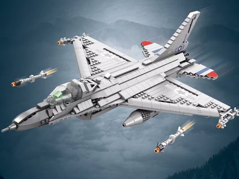 JOKOMISIADA Reobrix Klocki konstrukcyjne samolot myśliwiec F16 1337ele ZA5801