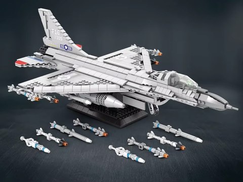 JOKOMISIADA Reobrix Klocki konstrukcyjne samolot myśliwiec F16 1337ele ZA5801