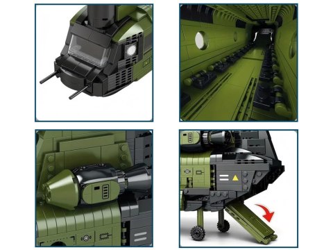 JOKOMISIADA Reobrix Licencjonowane Klocki Helikopter CH-47 Chinook 1458 ele ZA5802