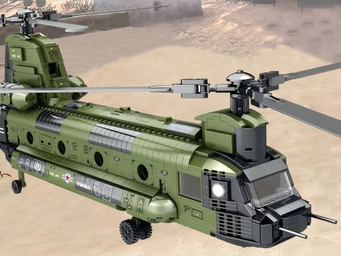 JOKOMISIADA Reobrix Licencjonowane Klocki Helikopter CH-47 Chinook 1458 ele ZA5802