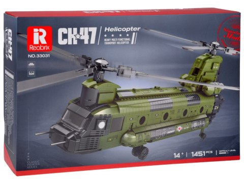 JOKOMISIADA Reobrix Licencjonowane Klocki Helikopter CH-47 Chinook 1458 ele ZA5802