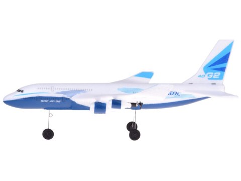 JOKOMISIADA Samolot Duży Pasażerski Samolot z Pianki EPP z LED i Ładowaniem USB RC0722