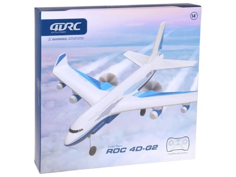 JOKOMISIADA Samolot Duży Pasażerski Samolot z Pianki EPP z LED i Ładowaniem USB RC0722