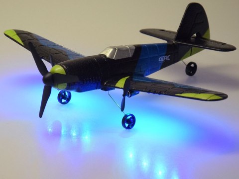 JOKOMISIADA Samolot G8 Glider - Lekki Samolot z Pianki EPP z LED Napędem USB RC0723