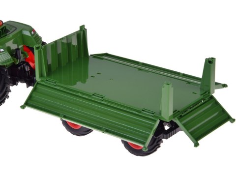 JOKOMISIADA Sterowany Traktor na pilota z przyczepą + bale siana traktorzysta RC0717