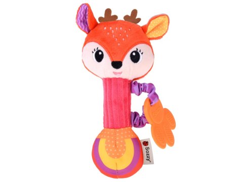 JOKOMISIADA Urocza Grzechotka Gryzak maskotka Zwierzątko dla dziecka ZA5771