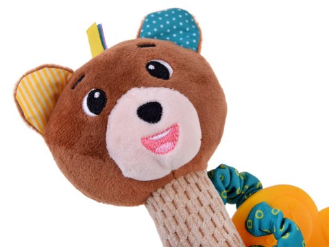 JOKOMISIADA Urocza Grzechotka Gryzak maskotka Zwierzątko dla dziecka ZA5771