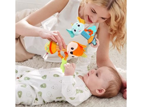 JOKOMISIADA Urocza Grzechotka Gryzak maskotka Zwierzątko dla dziecka ZA5771