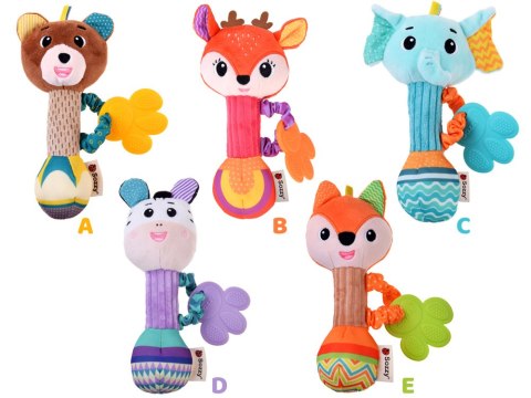 JOKOMISIADA Urocza Grzechotka Gryzak maskotka Zwierzątko dla dziecka ZA5771