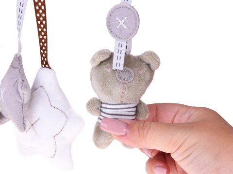 JOKOMISIADA Urocza miękka zawieszka do wózka łóżeczka grzechotka melodyjka ZA5714