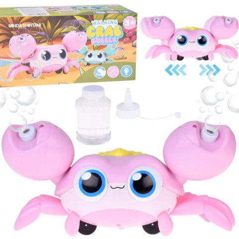 JOKOMISIADA Uroczy chodzący KRAB na BAŃKI MYDLANE automat maszyna świeci gra ZA5717