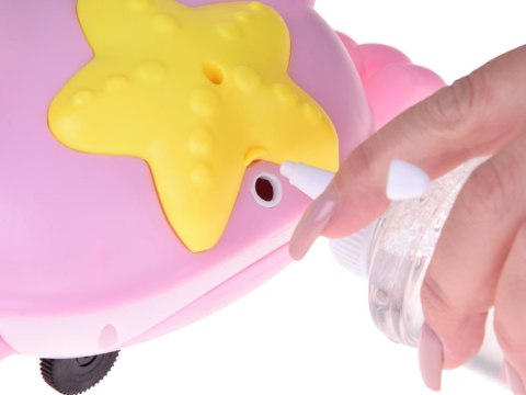 JOKOMISIADA Uroczy chodzący KRAB na BAŃKI MYDLANE automat maszyna świeci gra ZA5717