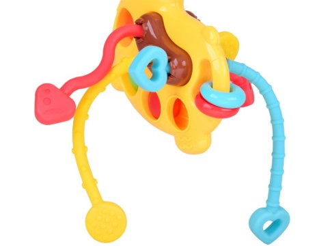 JOKOMISIADA Zabawka sensoryczna 3w1 ŻYRAFA - przesuwanie przeciąganie pop it ZA5762