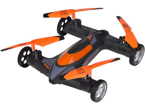 JOKOMISIADA Zdalnie sterowany DRON Quadkopter z kamerką 2w1 Lata + jeździ RC0725 PO