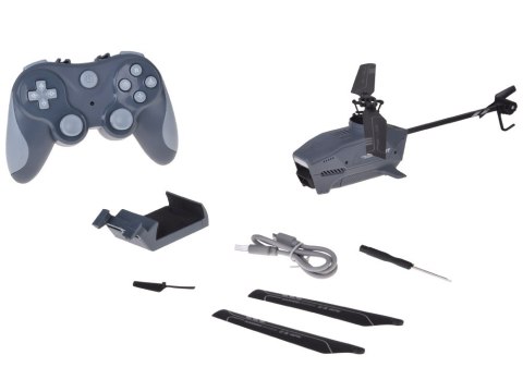 JOKOMISIADA Zdalnie sterowany Futurystyczny HELIKOPTER Scout - nowoczesny design RC0724