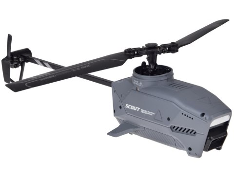 JOKOMISIADA Zdalnie sterowany Futurystyczny HELIKOPTER Scout - nowoczesny design RC0724