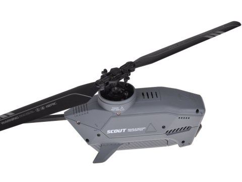 JOKOMISIADA Zdalnie sterowany Futurystyczny HELIKOPTER Scout - nowoczesny design RC0724