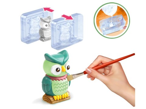 JOKOMISIADA Zestaw kreatywny DIY - uformuj i pomaluj kolorowe Ptaki Dżungli ZA5756