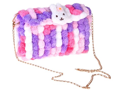 JOKOMISIADA Zestaw kreatywny Zrób to sam - Puszysta pomponiasta TOREBKA DIY ZA5814