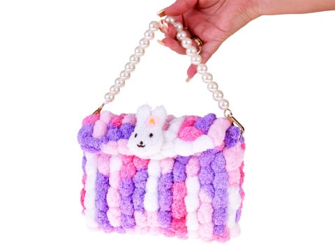 JOKOMISIADA Zestaw kreatywny Zrób to sam - Puszysta pomponiasta TOREBKA DIY ZA5814