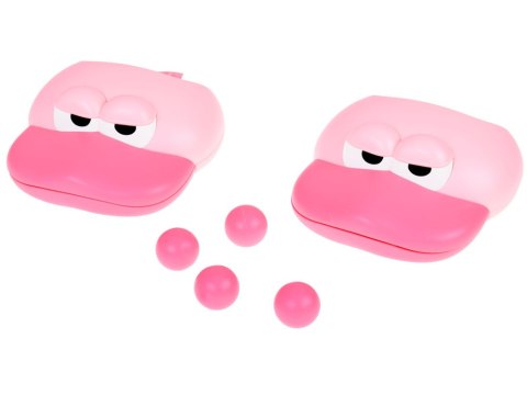 JOKOMISIADA Zestaw sportowy - gra zręcznościowa Wyrzutnia FLAMING + 4 piłki ZA5604