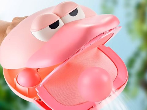 JOKOMISIADA Zestaw sportowy - gra zręcznościowa Wyrzutnia FLAMING + 4 piłki ZA5604