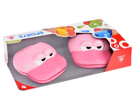 JOKOMISIADA Zestaw sportowy - gra zręcznościowa Wyrzutnia FLAMING + 4 piłki ZA5604