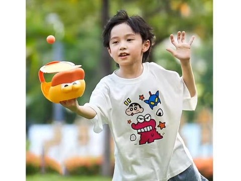 JOKOMISIADA Zestaw sportowy - gra zręcznościowa Wyrzutnia KACZKA + 4 piłki ZA5604