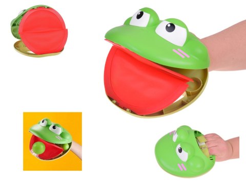 JOKOMISIADA Zestaw sportowy - gra zręcznościowa Wyrzutnia ŻABA + 4 piłki ZA5604