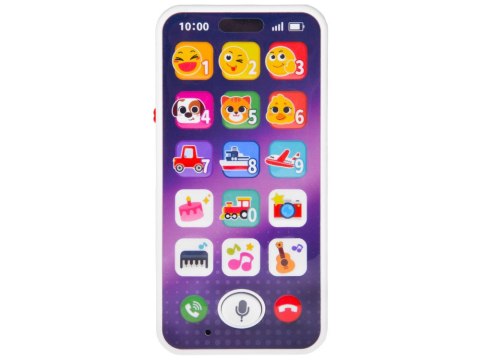 Hola Interaktywny telefon SMARTPHONE dla malucha z muzyką i dźwiękami ZA5872